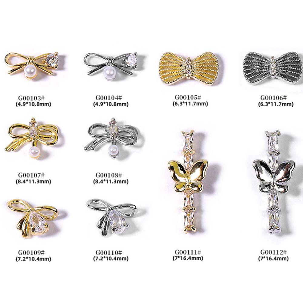 MXBEAUTY 3d Dekorasi Kuku Fashion Hiasan Kuku Manicure Nail Drills Kristal Nail Charms