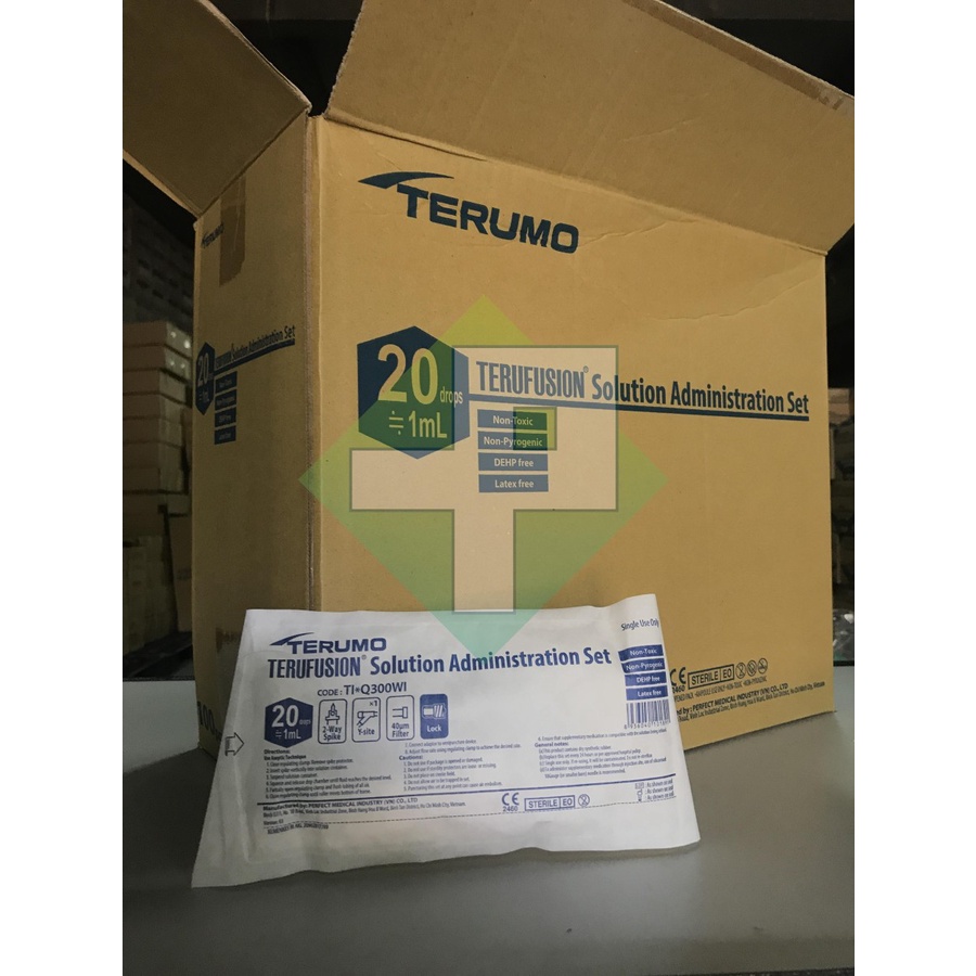 Infuset Terumo Dewasa / Infusion Set / Terufusion / Selang Infus
