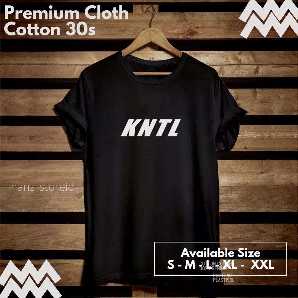 Kaos Distro Cowok Cewek Original KNTL Baju Kaos T Shirt Pria Keren Murah Atasan Pria Kekinian