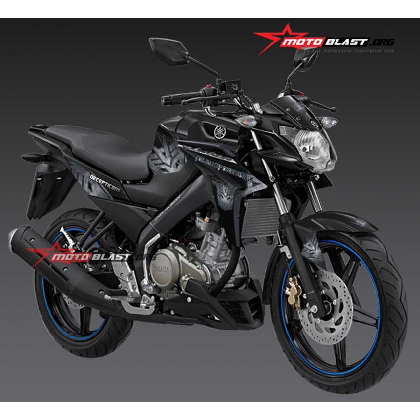 Decal Stiker Yamaha Vixion Advance Black Decepticon Shopee Indonesia