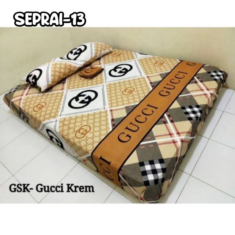 Seprai murah Sprai Single Aesthetic Monochrome seprai motif karakter high quality ukuran 180X200 KREASIRUMAH88