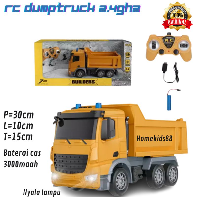 Mainan mobil remot alat berat RC truck RC dumptruck Rc beko excavator Rc kontruksi mobil remot terla
