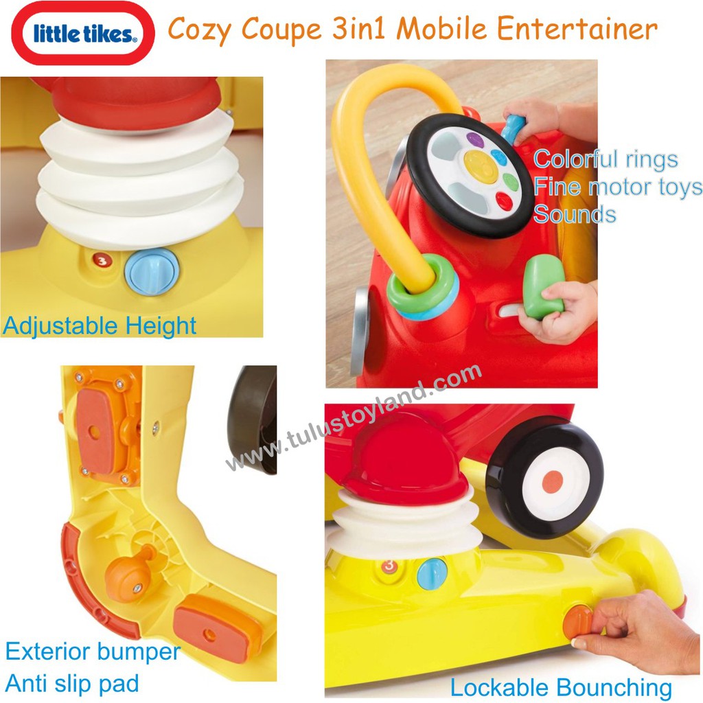 little tikes cozy coupe 3 in 1 mobile entertainer