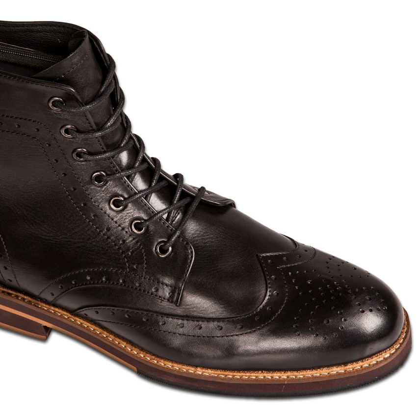 NEO BROGUES BOOTS BLACK