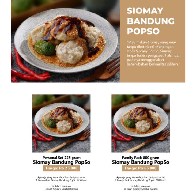

Siomay Bandung Popso (225gr)