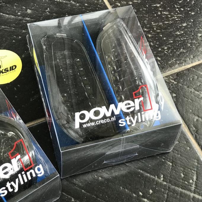 Monggo] Indicator Sein Led Power1 Smoke Vespa S Lx Lxv