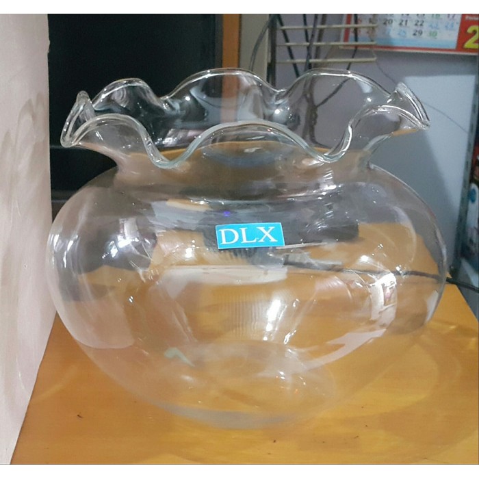 Akuarium bulat kaca 3-5L. Aquarium bulat. toples DLX.