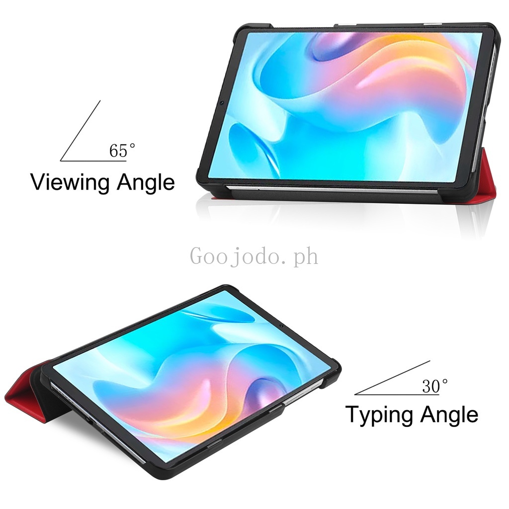 Flip Case Magnetik Bahan Kulit PU Anti Keringat Untuk Realme Pad mini 2022 Tablet OPPO Realme RMP2105 8.7 &quot;4G LTE