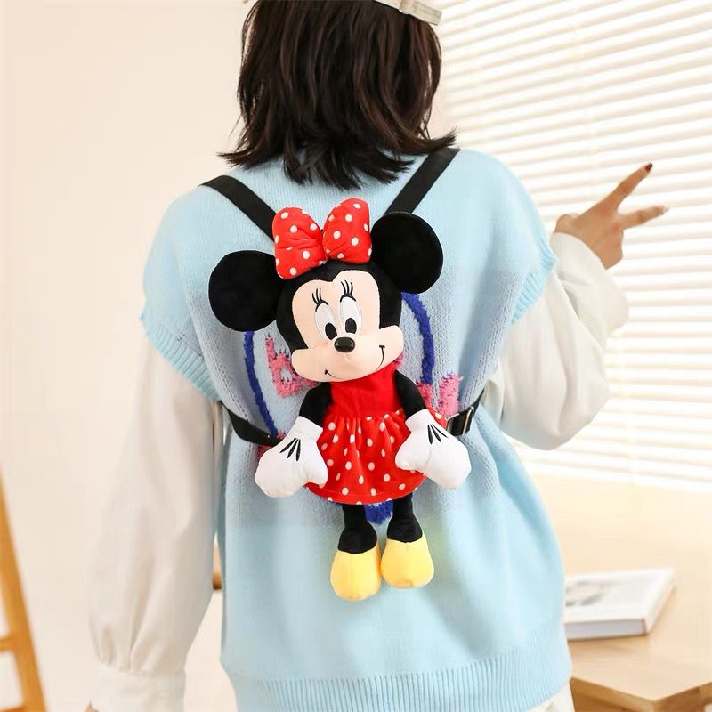 TAS RANSEL BONEKA MICKEY MINNIE MOUSE BACKPACK BAG IMPOR ANAK DAN DEWASA