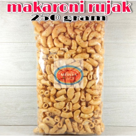 

Makaroni Pedas Bumbu Rujak Pedas Manis 250 Gr