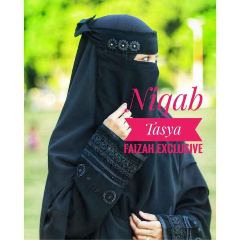 NIQOB TASYA BUNGA NIQAB BANDANA CADAR MURAH TEMBORO by faizah.exclusive