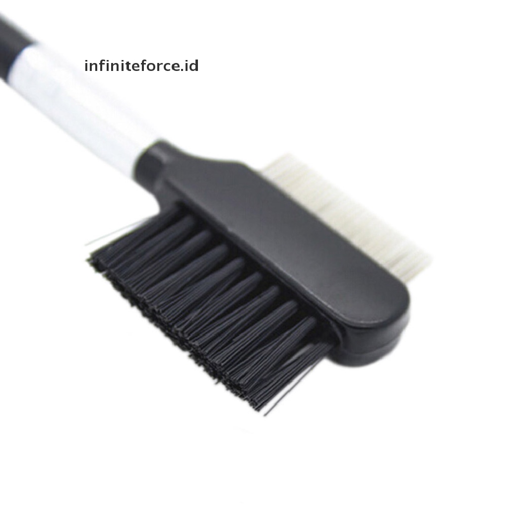 Infiniteforce.id Sisir Alis / Bulu Mata Extension Bahan Metal Untuk Makeup / Kosmetik Wanita