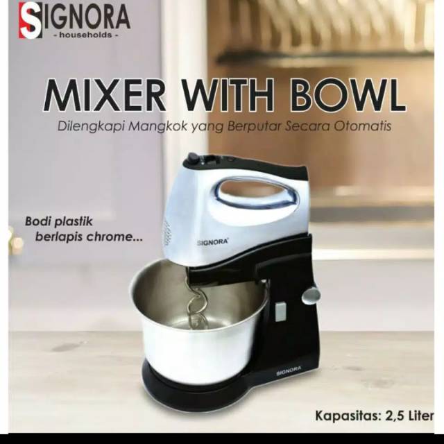 Signora Mixer with bowl