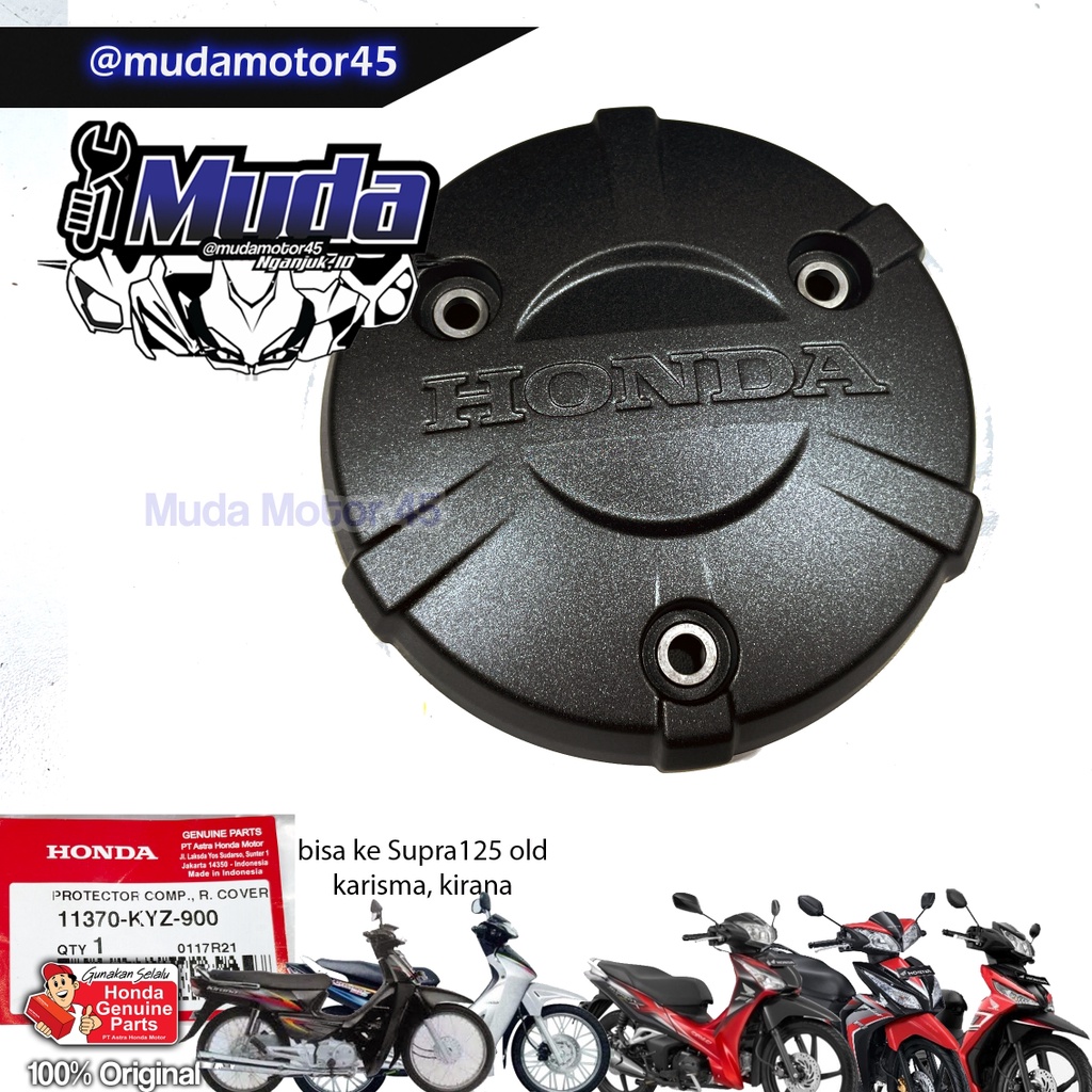 COVER BAK KOPLING SUPRA X 125 FI K41 OR HELM-IN BLADE PNP KPH KARISMA KIRANA 11370-KYZ-900 PROTECTOR