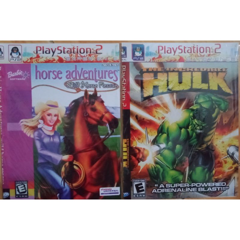 KASET PS2 HULK BARBIE HORSE