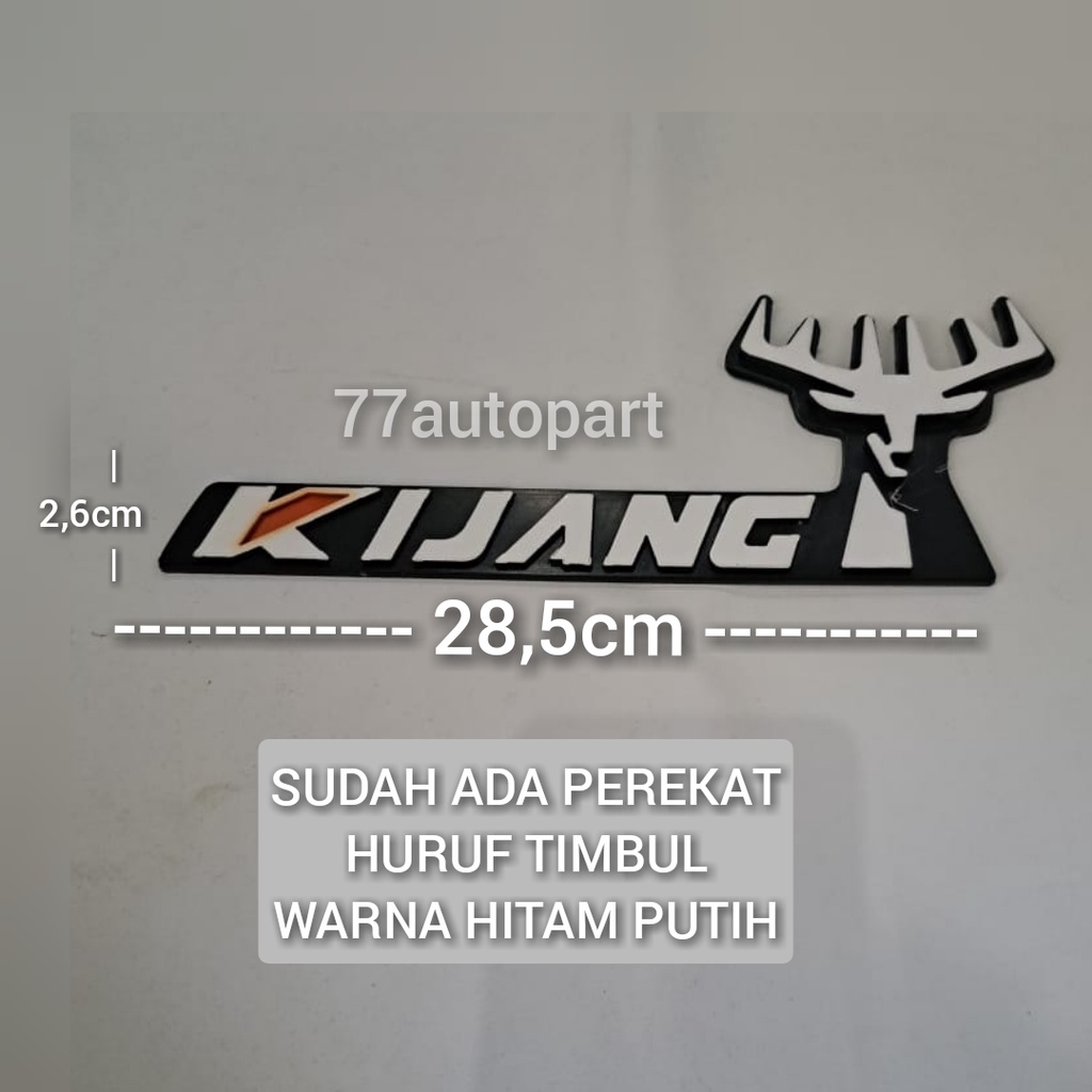 emblem logo kijang super kepala tulisan tanduk kepala kijang super