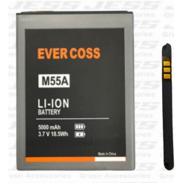 baterai Battery Original Double Power Evercoss M55A Evercros Octa Core