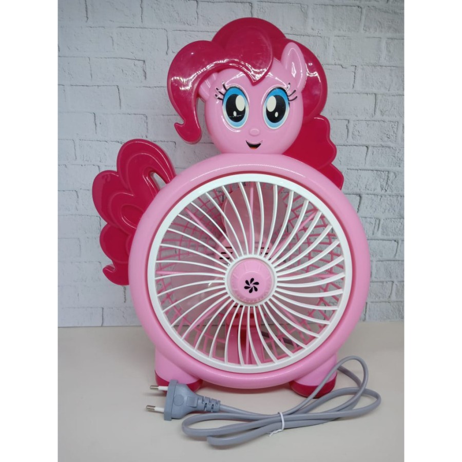 KIPAS ANGIN KARAKTER 10IN 10INCH BOX FAN KIPAS MEJA HELLO KITTY DORAEMON SPIDERMAN IRONMAN PENGUIN DONALD