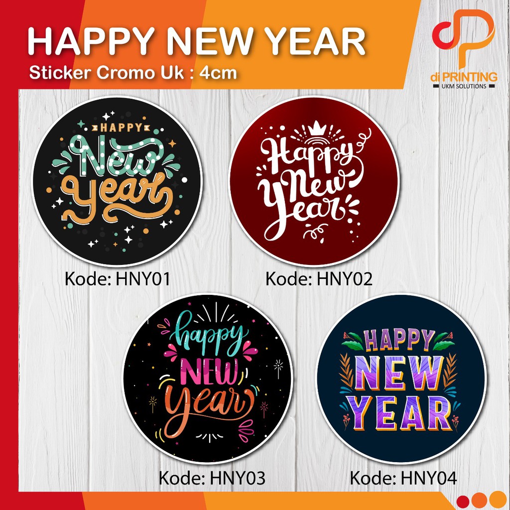 Jual STIKER HAPPY NEW YEAR 2023 STIKER LABEL Shopee Indonesia