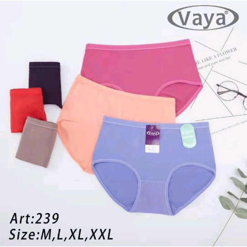 3 pcs Celana Dalam Wanita Vaya Madelon art 239 CD Lusinan Dalaman Grosir tokozifa25