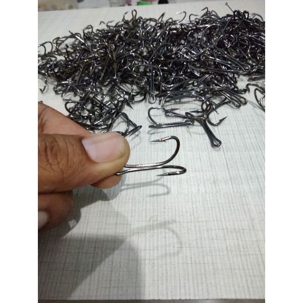 Double hook 1# High Quality Carbon stell , kualitas mutu terjamin