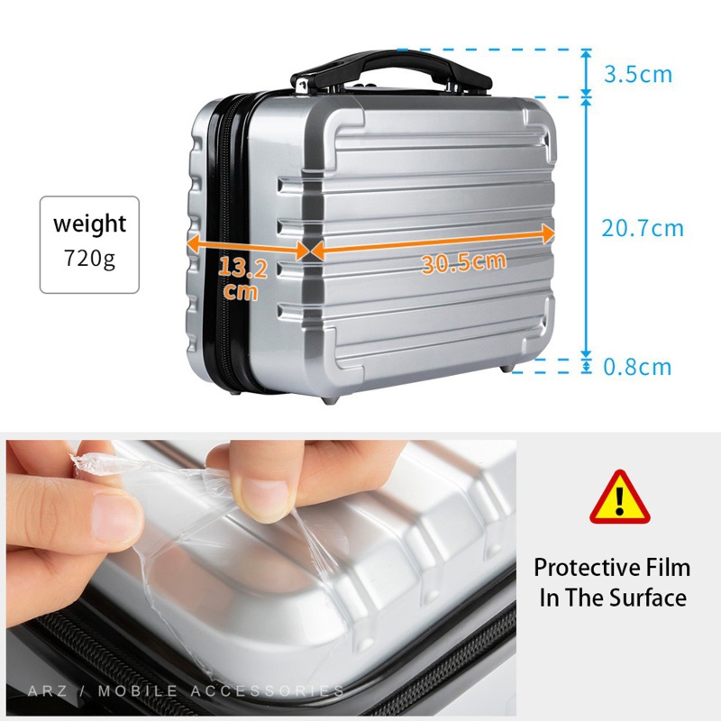 Gro Hard for Shell Travel Carry for Case Pouch Koper Tahan Air Tas Penyimpanan Portable Tahan Aus &amp; Tahan Guncangan f