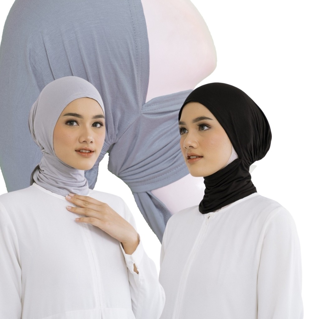 CIPUT NINJA - INNER HIJAB PREMIUM INSTANT TALI IKAT ANTI PUSING MALAY