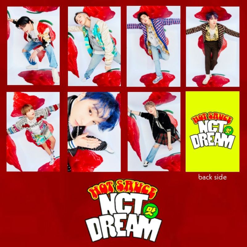 NCT Dream Hot Sauce Jewel Case Acrylic Clear Keychain Gantungan Kunci Akrilik