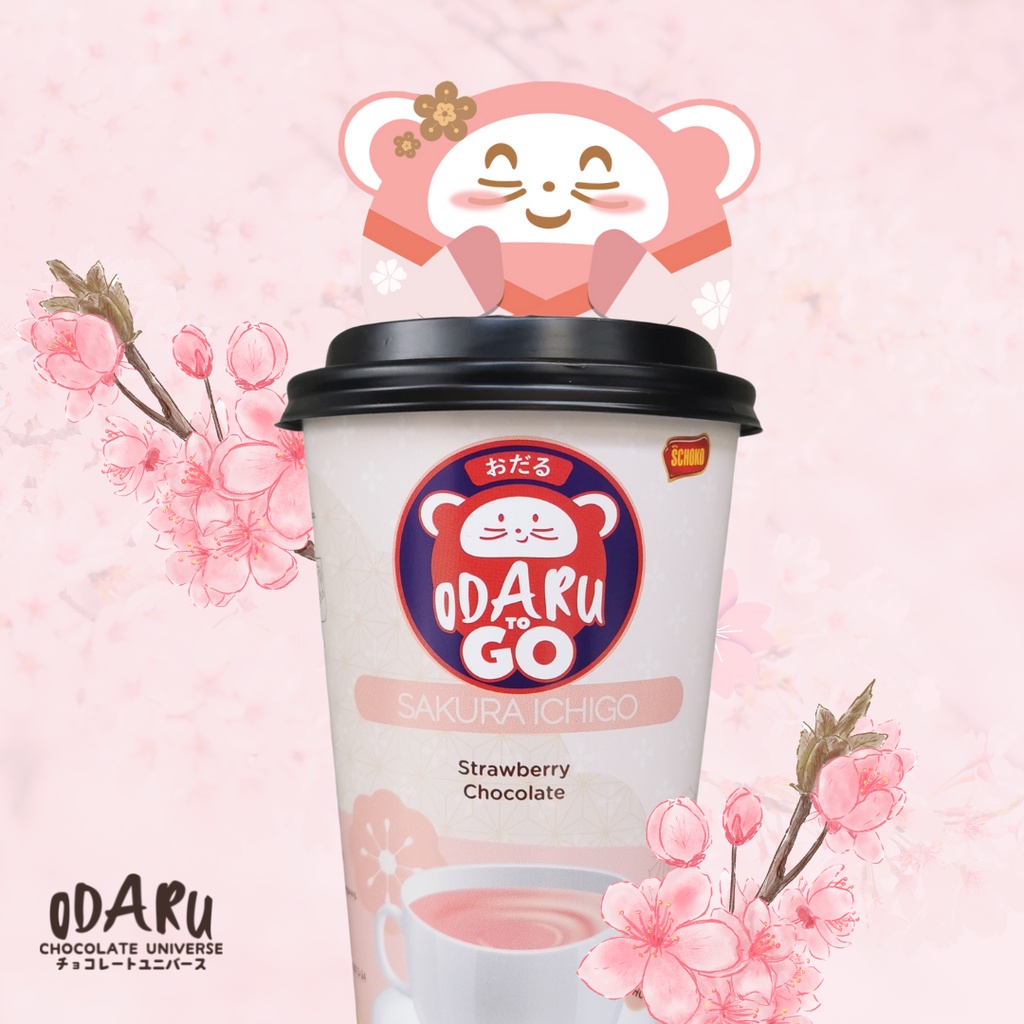 

ODARU TO GO - Sakura Ichigo - Strawberry Chocolate Drink