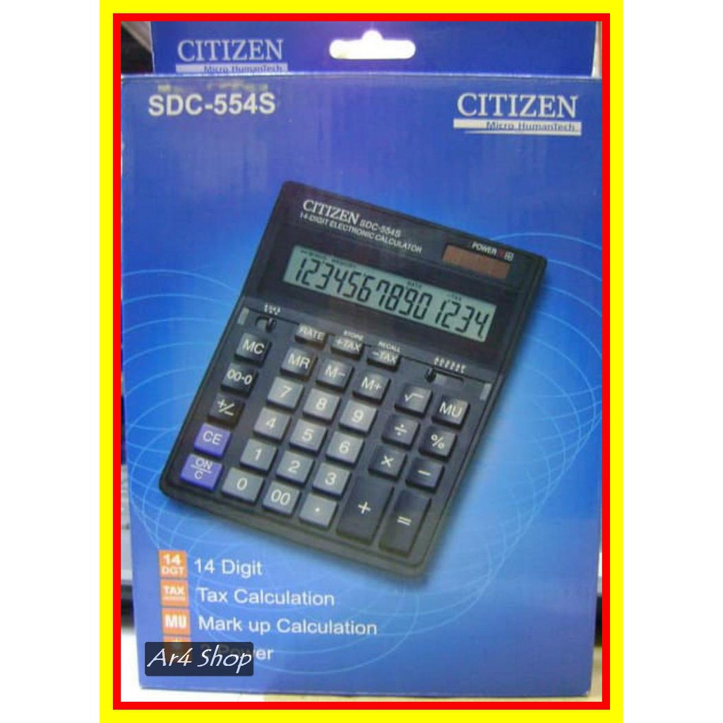 

Calculator - Citizen - Sdc-554S