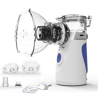 (Original) [Free Ongkir] Nebulizer Portable Mesh Alat Uap Asma Anak Inhaler Free Ongkir Exp Lama