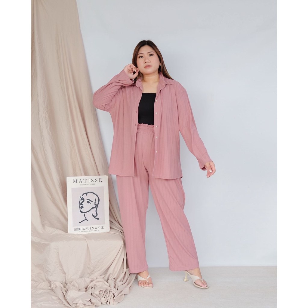 BIGWELL ADELE SET BIGSIZE/ PLUSSIZE/ PAKAIAN BIGSIZE/ PAKAIN PLUSSIZE/ PAKAIAN JUMBO/ BAJU JUMBO/ SET JUMBO/ SET PLUSSIZE