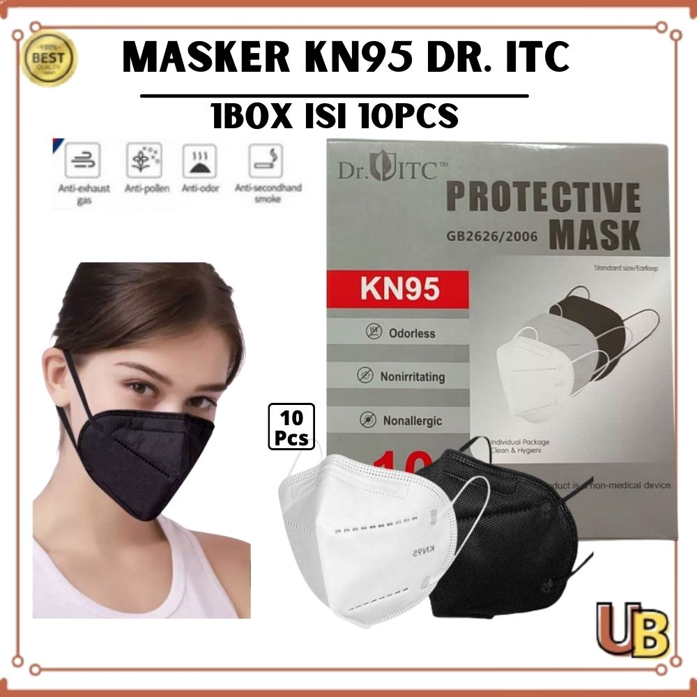 Masker KN95 DR.ITC Earloop isi 10 Pcs per Box UDB