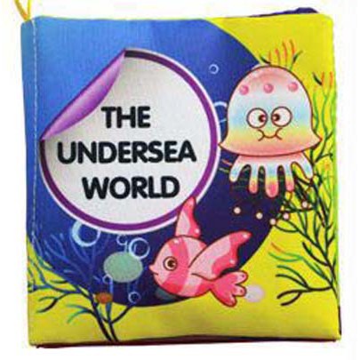 Mainan Bayi Buku Kain Edukasi 6pcs/set - Baby Toy Book set-1 undersea