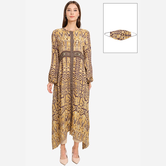 Kamilaa by Itang Yunasz Gamis Tunik Etnik Wanita