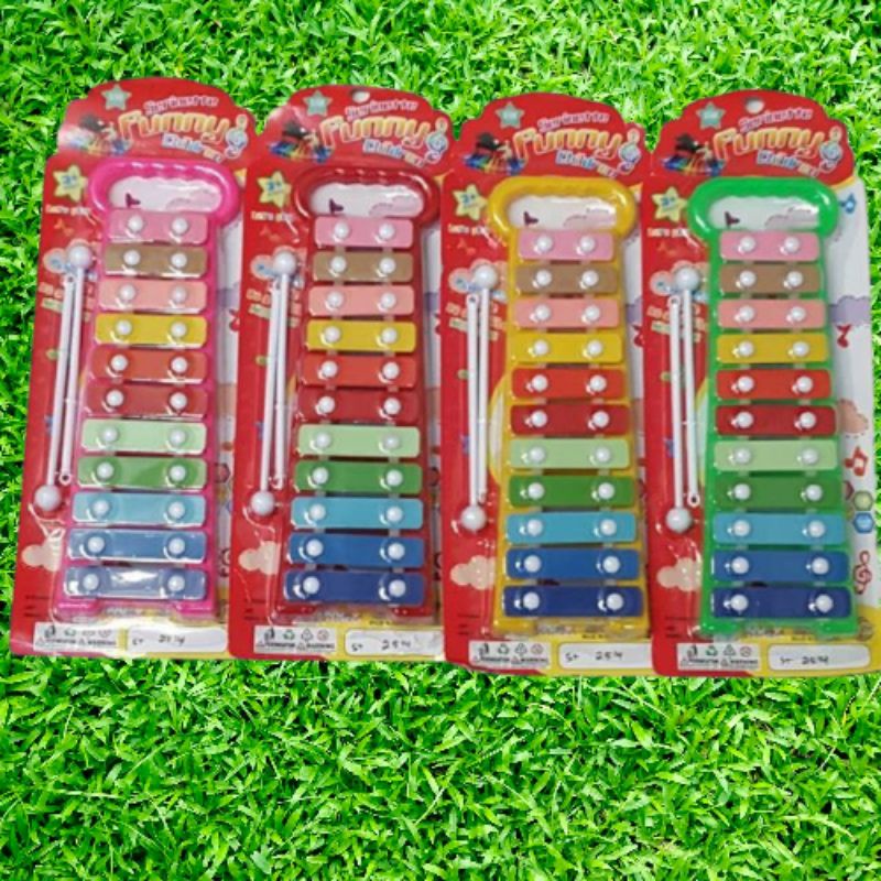 Mainan Edukasi Alat Musik Anak Xylophone Gamelan Gamblang Warna Warni