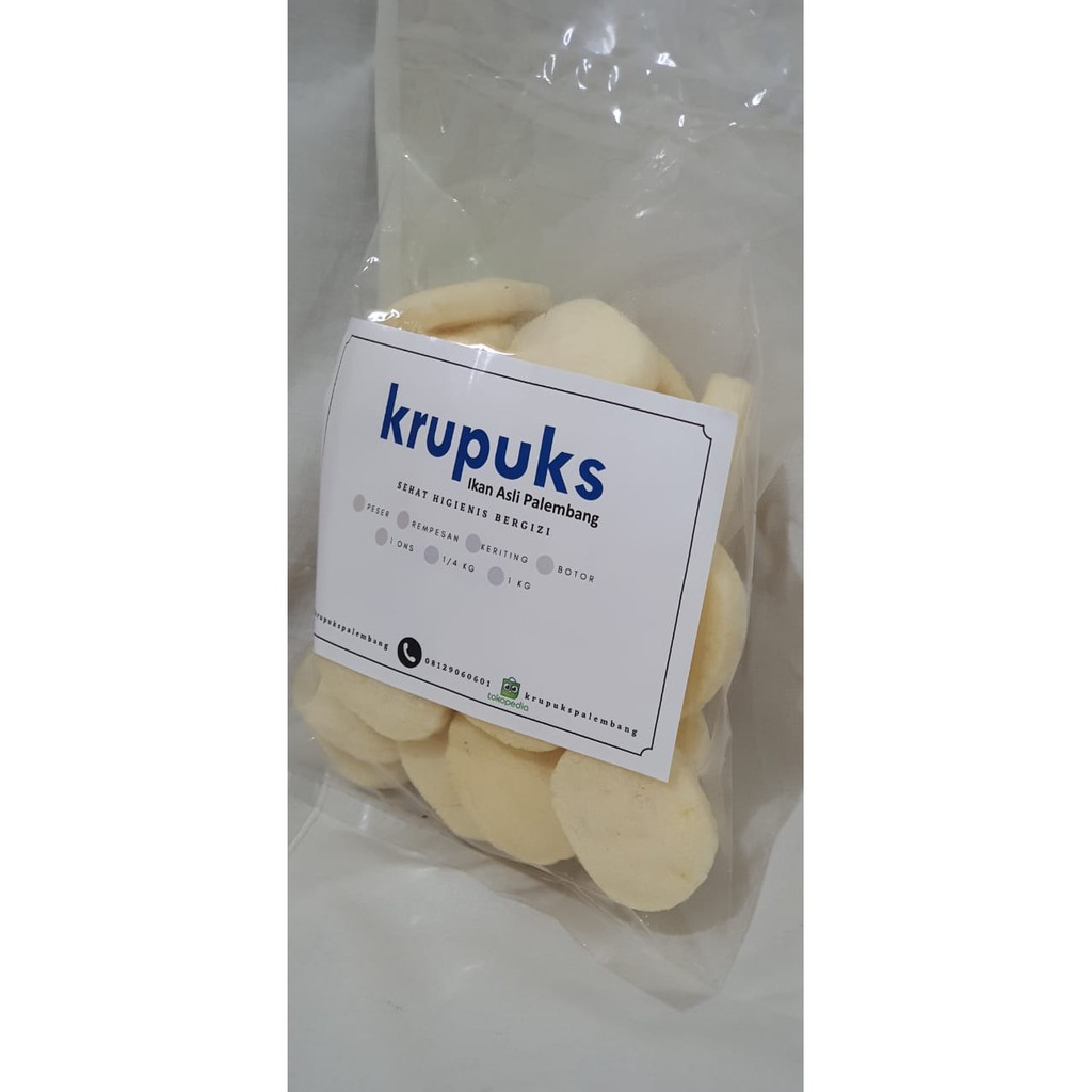 

Kerupuk ikan Palembang Rempesan 100 gr