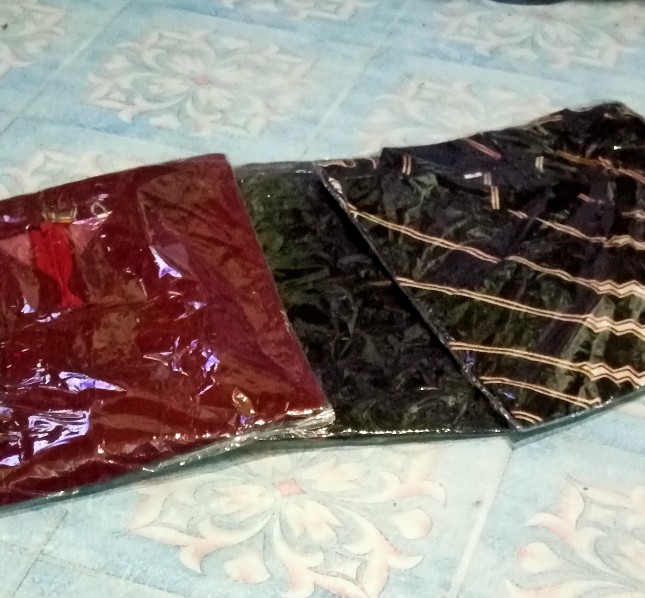 Batik Tunik Shibori Jumputan Terbaru Size S-3l / Hrb026 Yelbor Navbor / Biru Putih / Original..