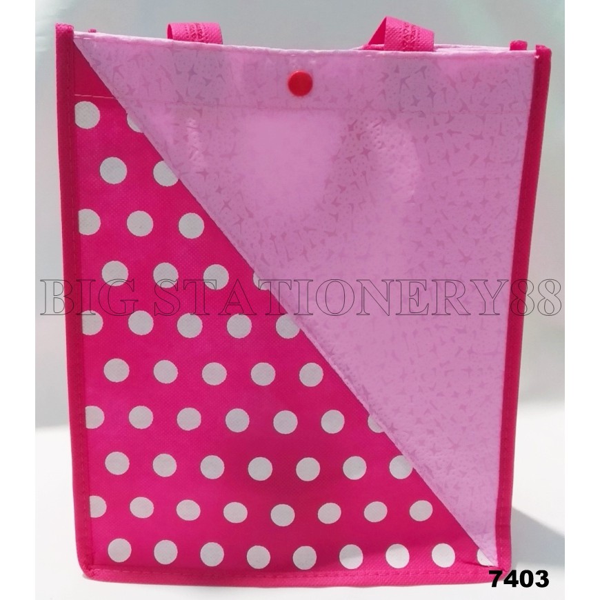 TAS KAIN SEMI MOTIF GARIS POLKADOT