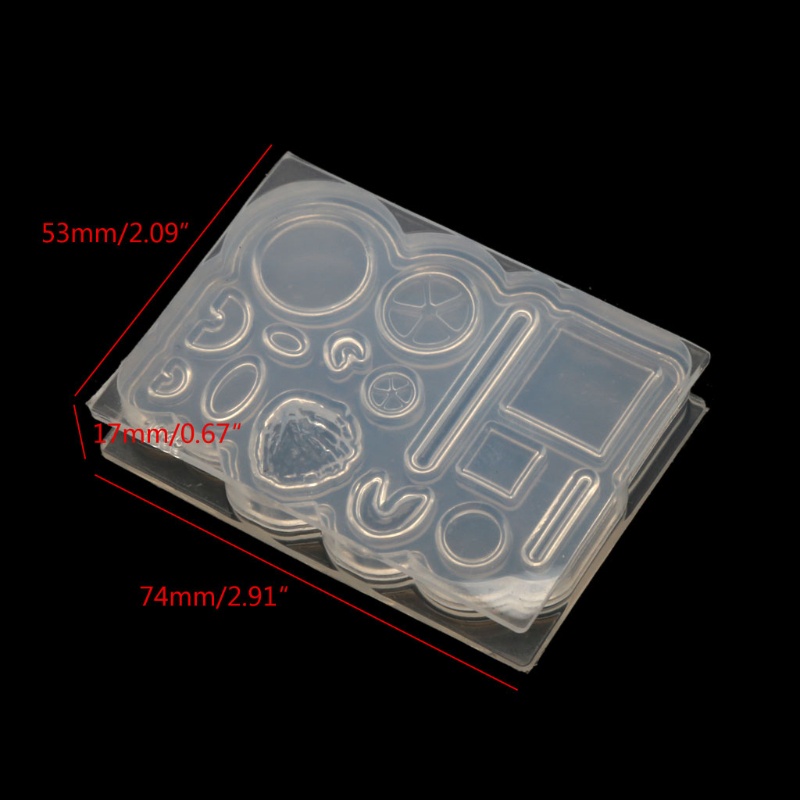 SIY  DIY Mini Hamburger Food Play Resin Mold 1:12 Small Simulation Food Silicone Mold