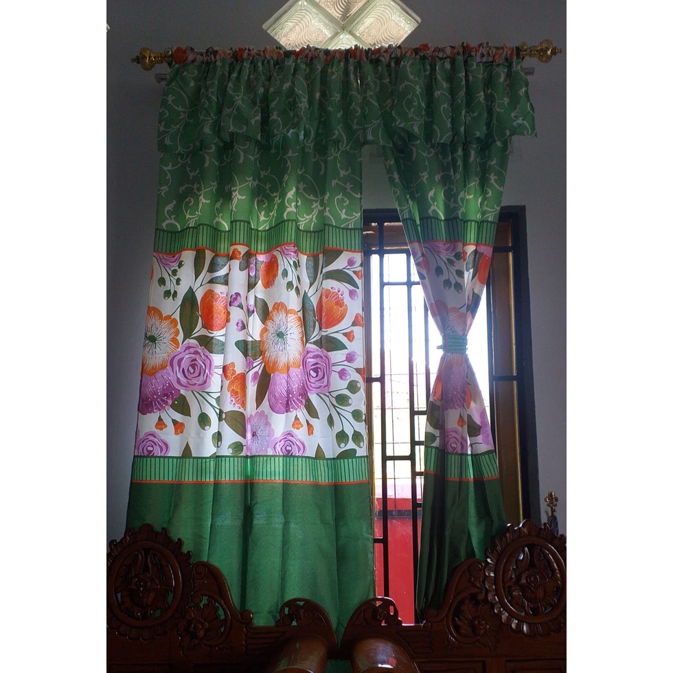 Gorden serut minimalis poni rempel / tirai serut rempel