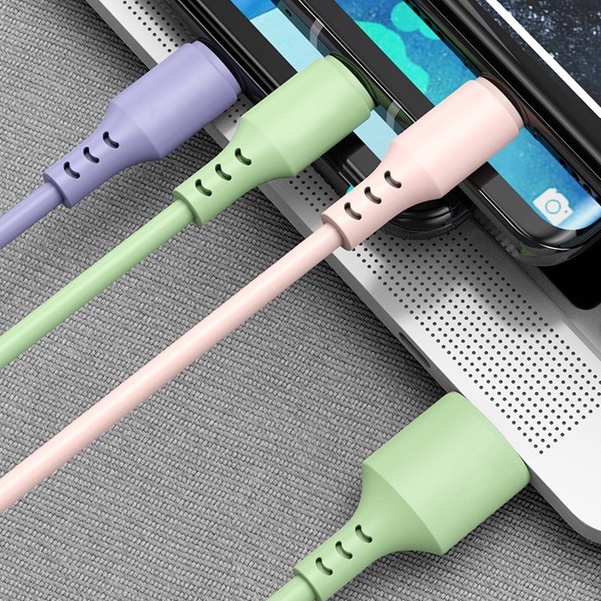 MIINII KM-06 Macaron Data Cable / Kabel Data Macaron V8 Micro USB Fast Charging