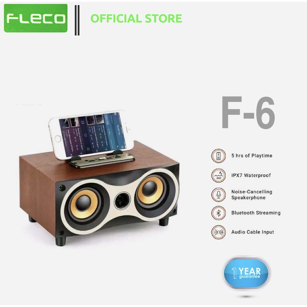Speaker Aktif Bluetooth Fleco F6 Party Music Cod