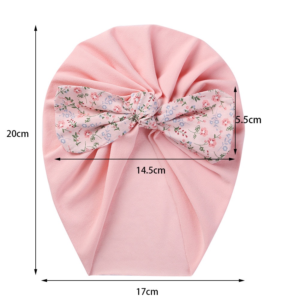 (pimenova) Turban Anak Bayi Pita Polos 0-3 tahun  Bandana Bayi Perempuan - Ciput Bayi lucu-2