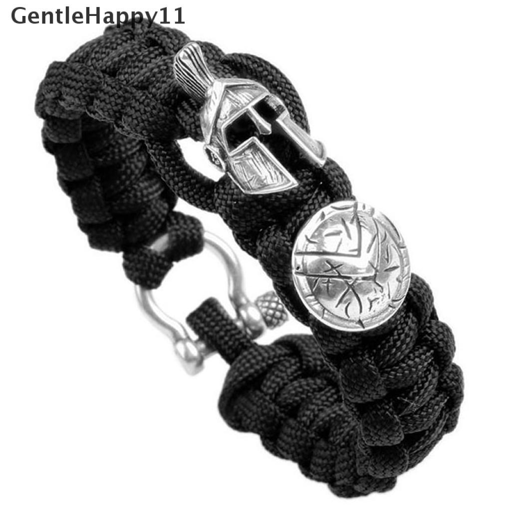 Gentlehappy 4PCs Manik-Manik Tali Paracord EDC Bentuk Salib