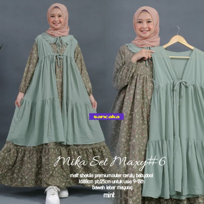 MIKA SET KIDS 4 / MIKA SET KIDS Y GAMIS TERMURAH LABEL JASMINE-5
