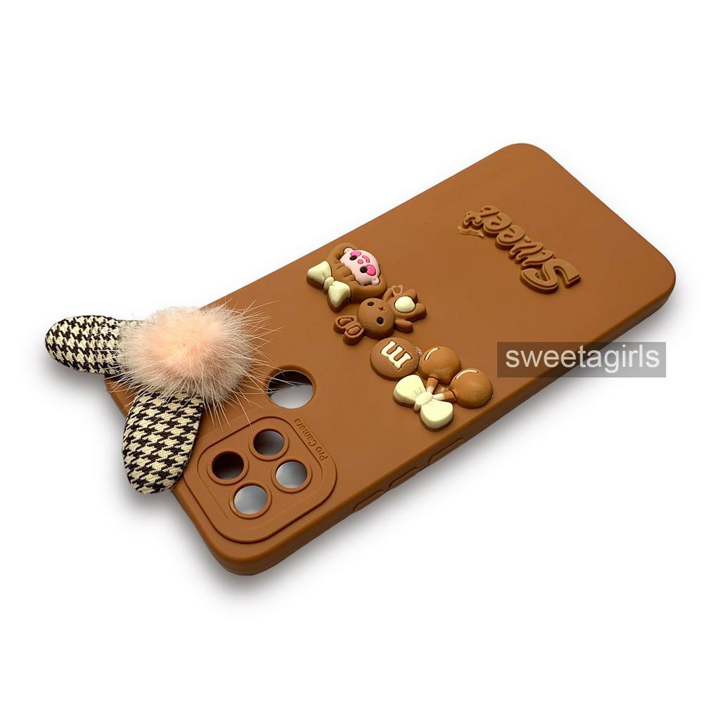 Softcase Bumper Candy untuk  Oppo A15 / Oppo A15s ( Sama ) - Sweetacase.id - Casing Lucu - Kesing Cewek - Casing Lembut - Case Bening - Lucu - Gemoy