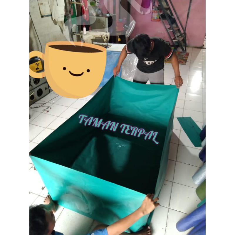 TERPAL KOLAM KOTAK ORCHID 1,5x0,6x0,5/KOLAM TERPAL/KOLAM IKAN/TERPAL ORCID/TERPAL KOTAK/KOLAM LELE