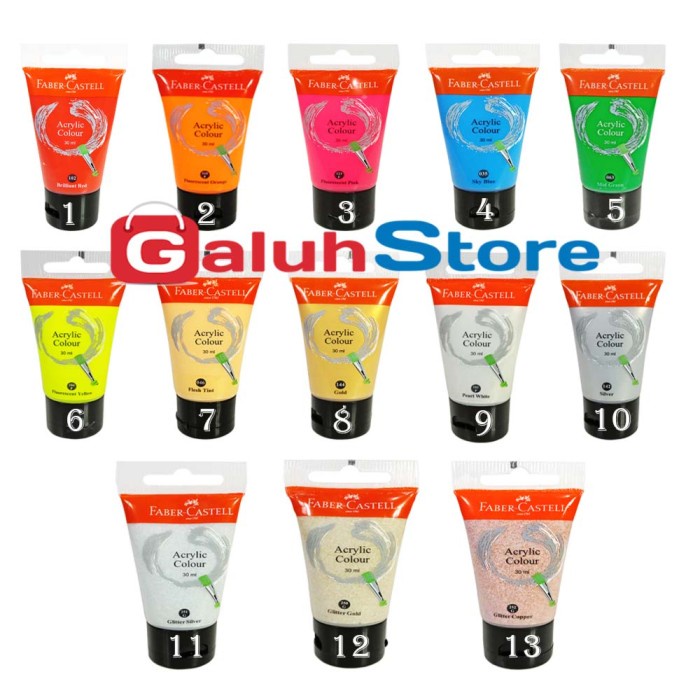 

Unik Faber Castell Cat Acrylic 30Ml Terbatas