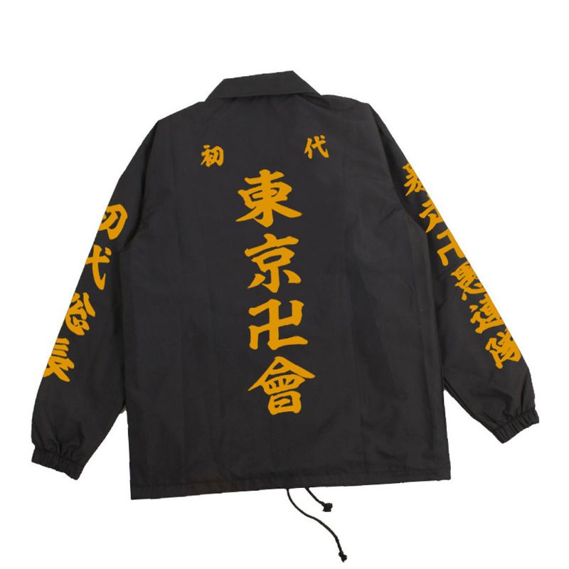 Jaket Coach Tokyo Revengers Manji Gang Touman - Valhalla - Tenjiku Terbaru